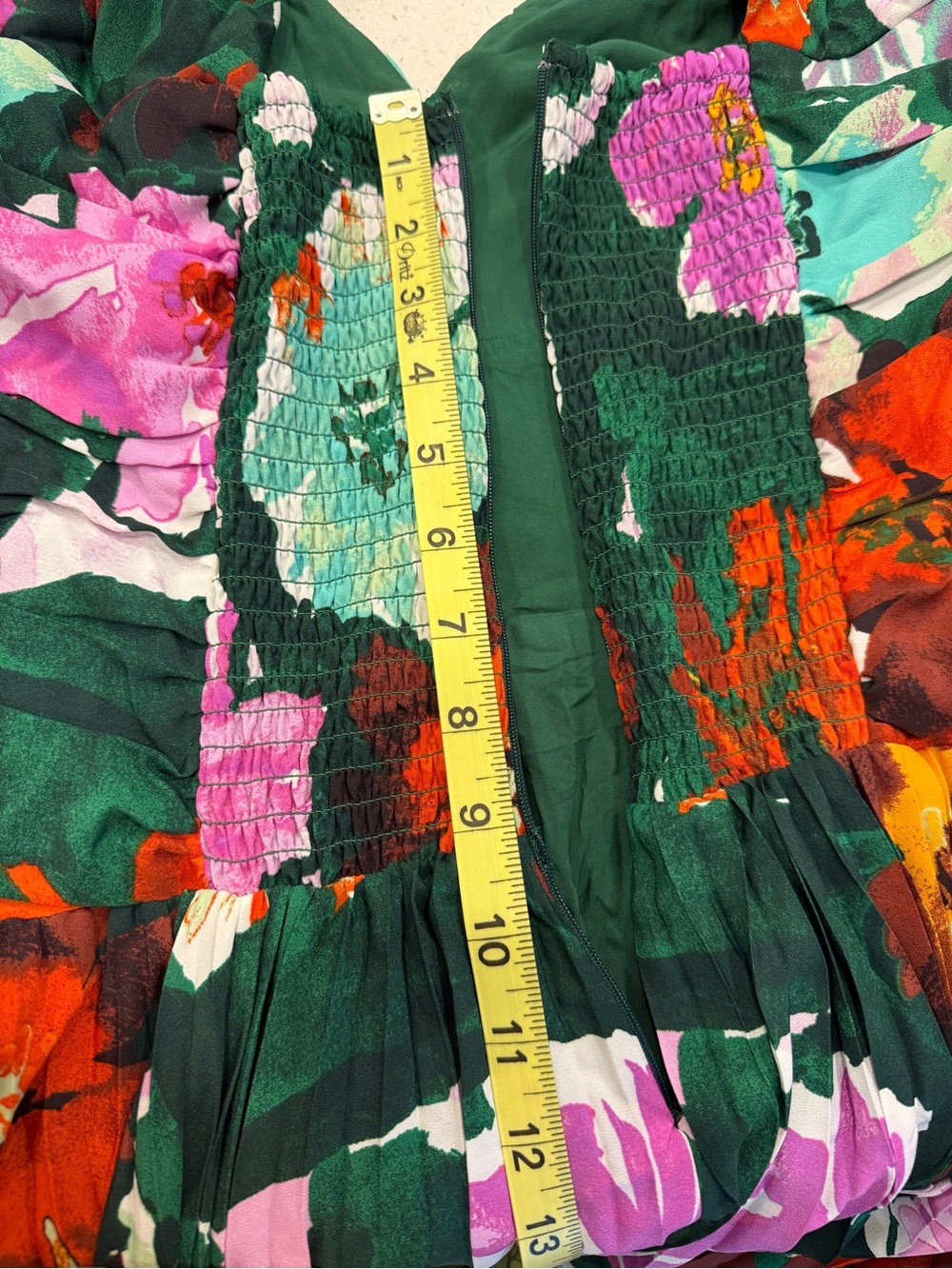 Maeve By Anthropologie Pleated V-Neck Floral Dress - Picture 12 of 12